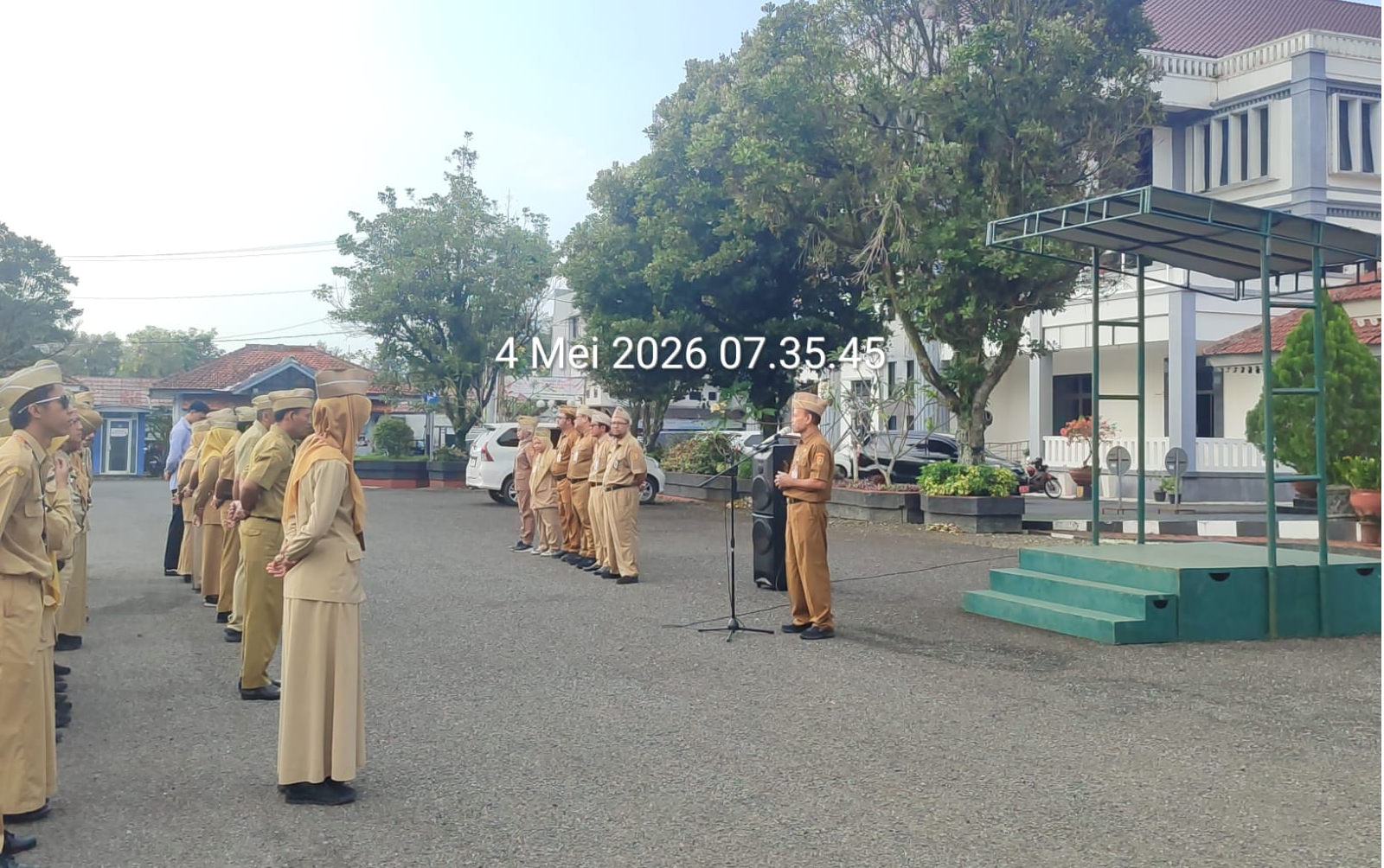 Pimpin Apel Pagi, Kepala BPKPAD Tekankan Capaian Target Pajak Triwulan II dan Integritas ASN