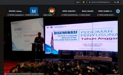 Diseminasi Peraturan Menteri Dalam Negeri tentang Pedoman Penyusunan APBD TA 2026