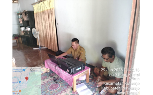 Dekatkan Pelayanan, BPKPAD Purworejo Buka Loket Pembayaran dan Intensifikasi PBB di Desa Wirun