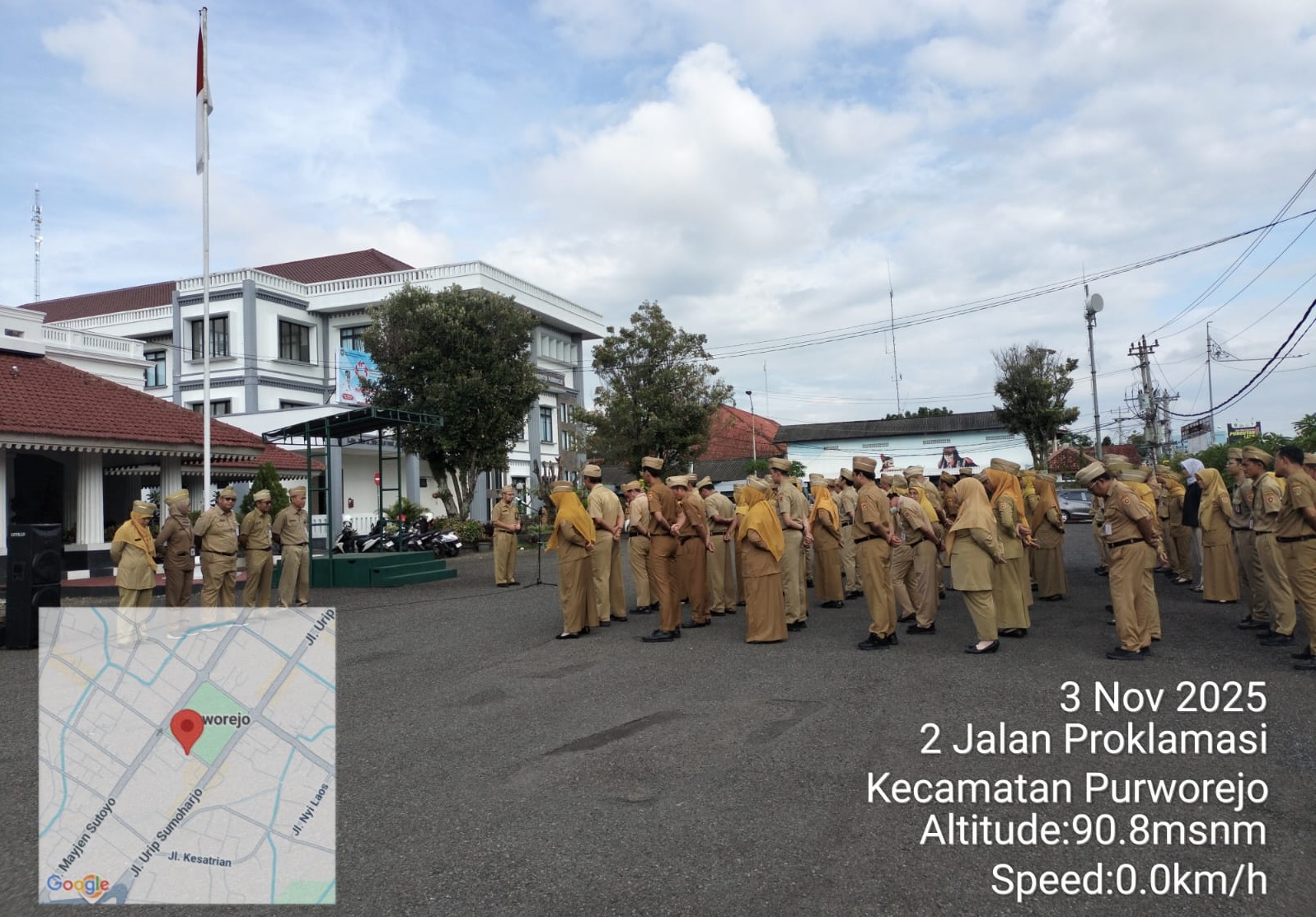 APEL PAGI SENIN 3 NOVEMBER 2025 BPKPAD KABUPATEN PURWOREJO